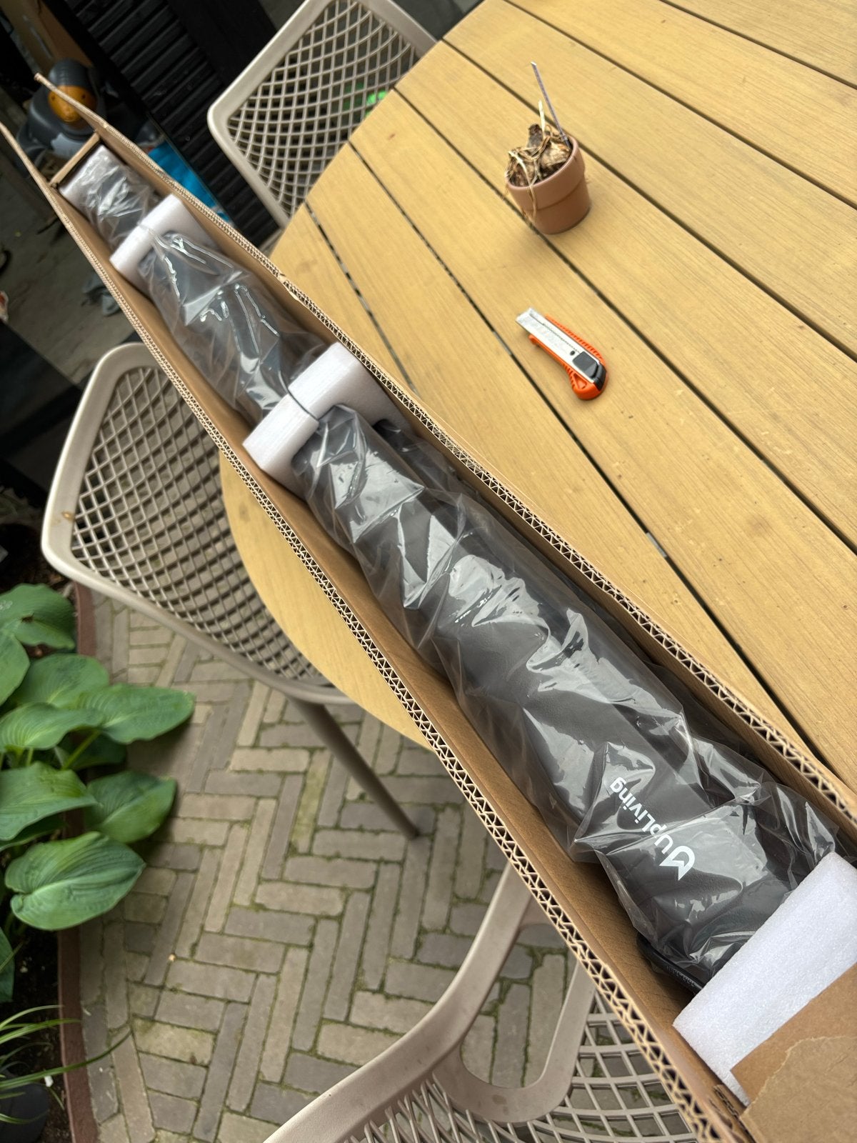 Nieuw Elektrisch Projectiescherm 72 inch 4:3 Upliving, Ophalen, Elektrisch, Nieuw