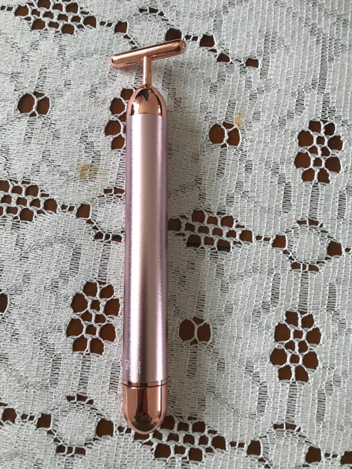 Gezichtsmassage apparaat - T-vormige vibrerende massager, Ophalen of Verzenden, Nieuw, Gehele gezicht, Verzorging