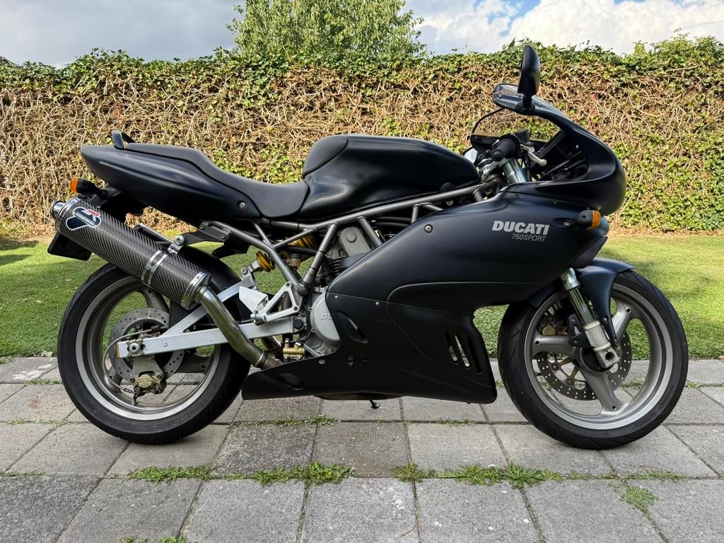 Ducati ss 750 i.e. 2003 matt zwart, Motoren, 750 cc, 2 cilinders, Sportuitlaat, Occasion