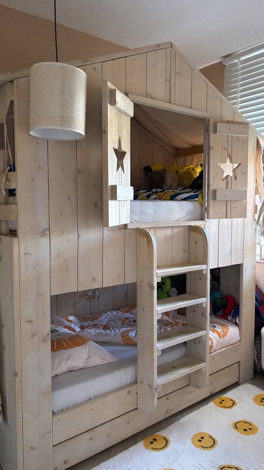 prachtig stapelbed huis, Ophalen, Zo goed als nieuw, Stapelbed