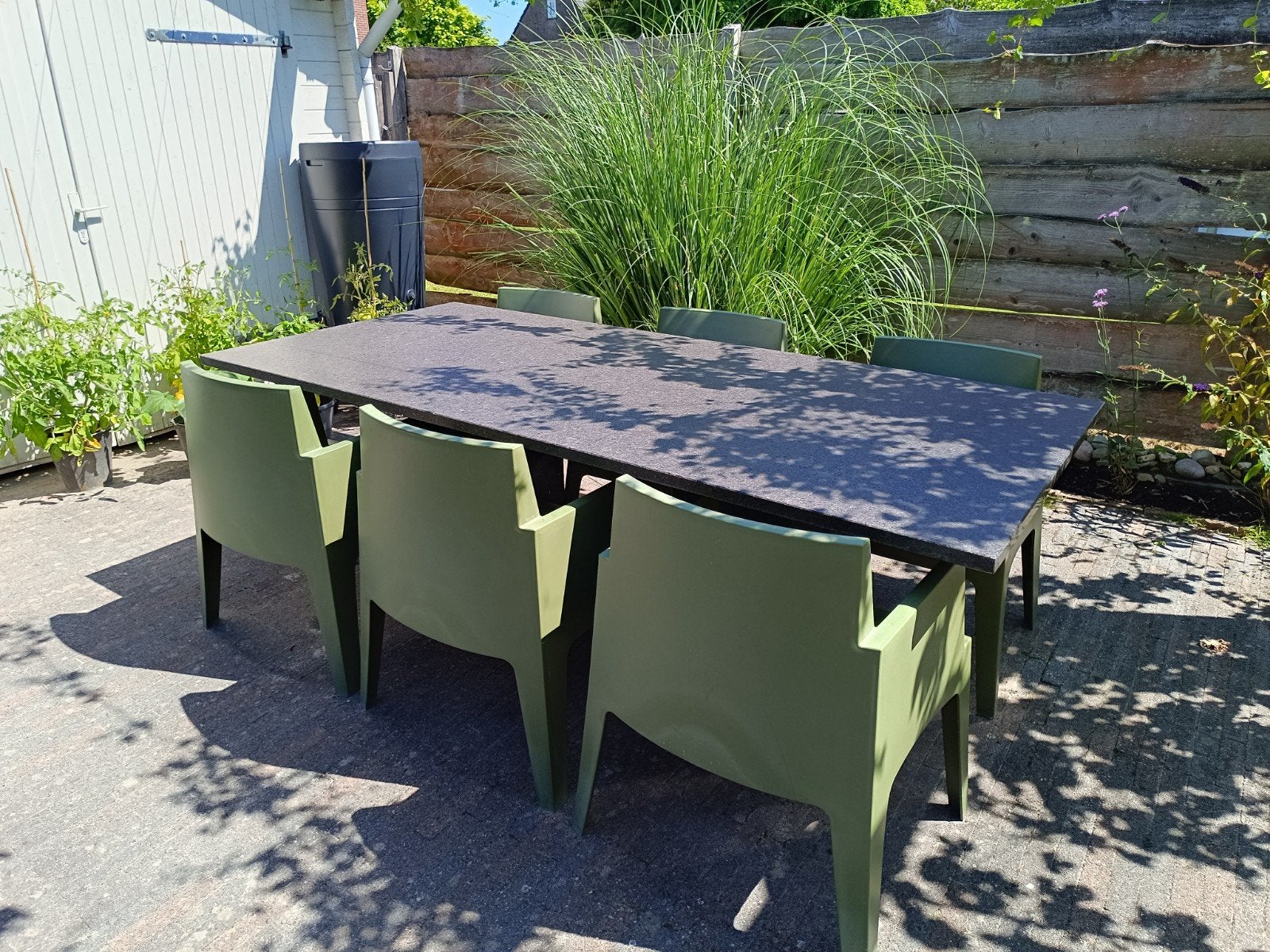 Zes tuinstoelen, Ophalen, Kunststof