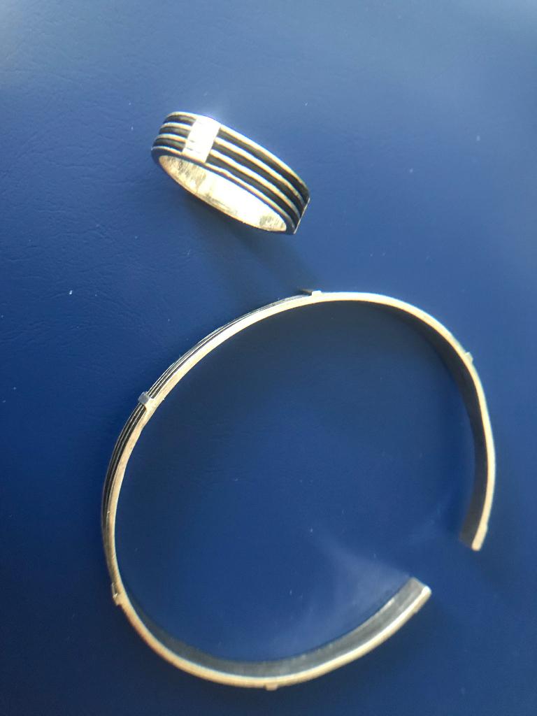 Armband met ring, Gebruikt, Ophalen of Verzenden, 17 tot 18, Dame