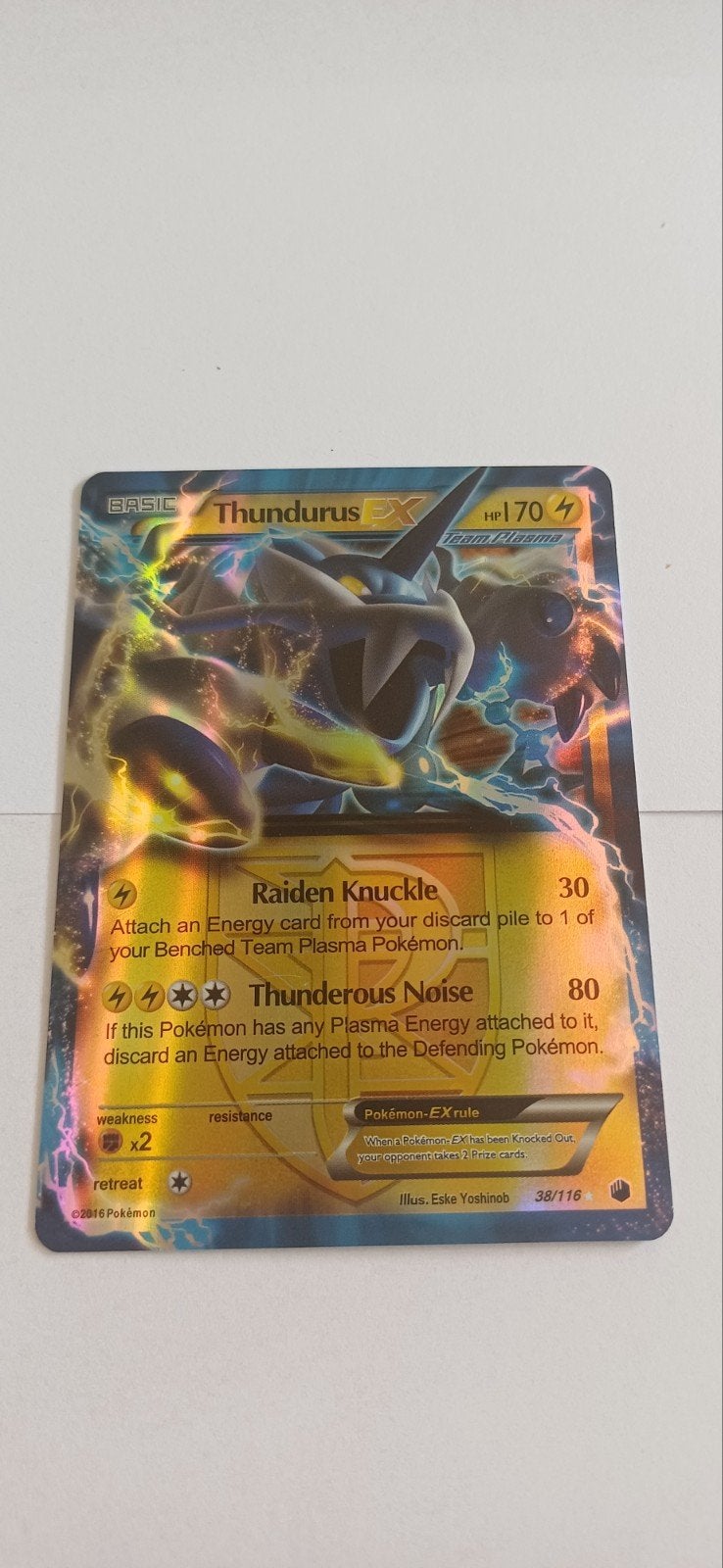 Thundurus EX hp 170, Ophalen