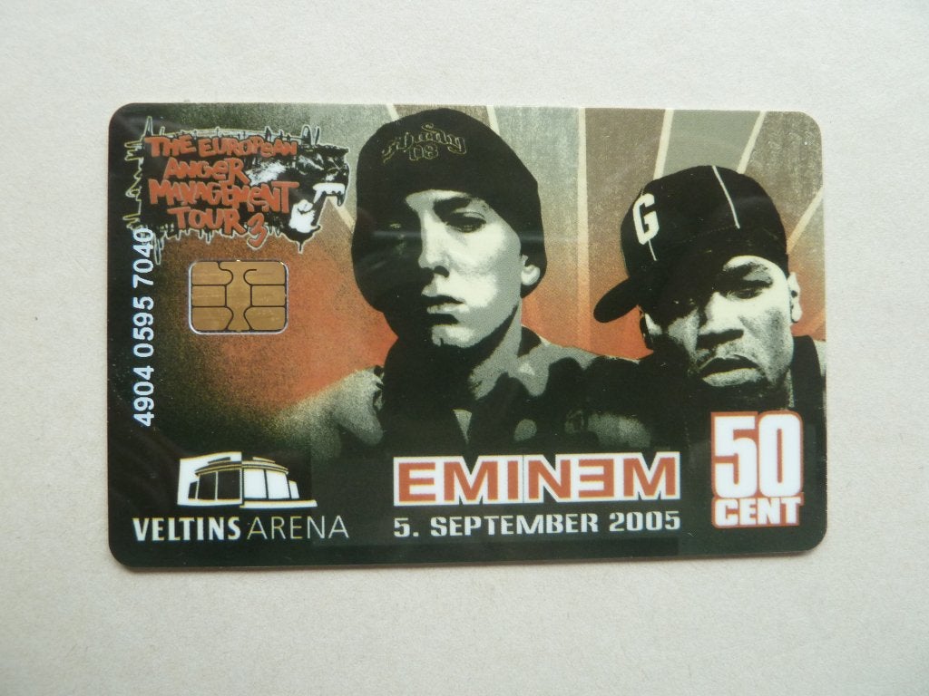 Knappenkarte  Eminem  5 September 2005, Ophalen of Verzenden, Zo goed als nieuw, Buitenlandse clubs, Overige typen