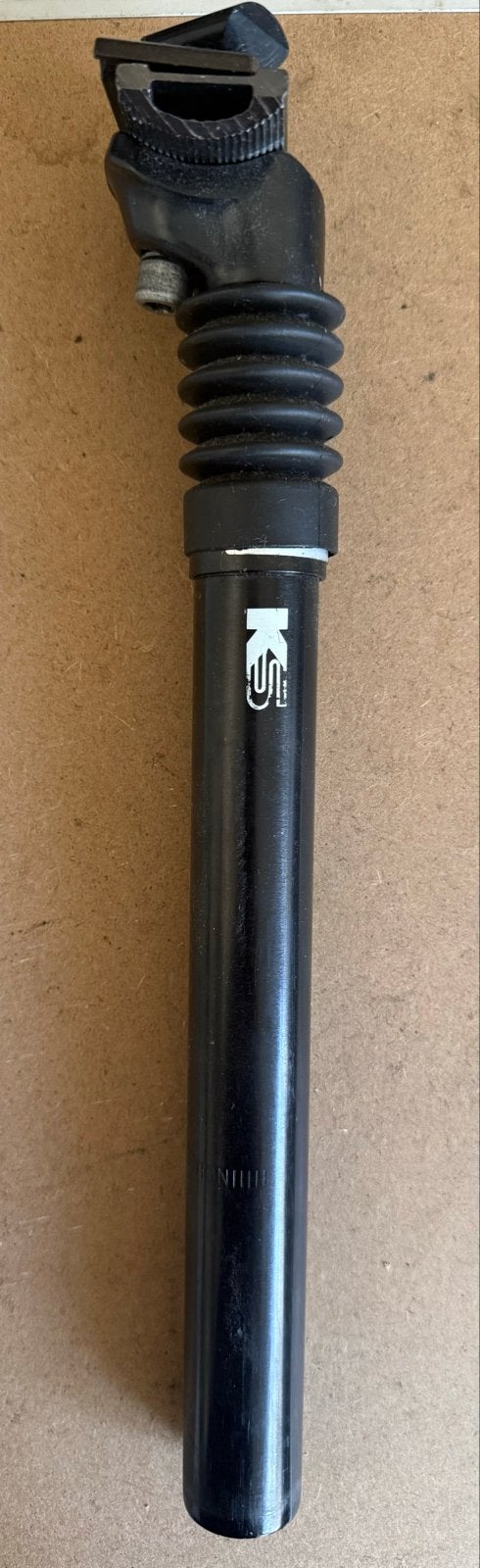 KS Kind Shock Dropper Post Zadelpen 27.2 mm, Fietsen en Brommers, Ophalen of Verzenden, Zo goed als nieuw, Zadel, Aluminium