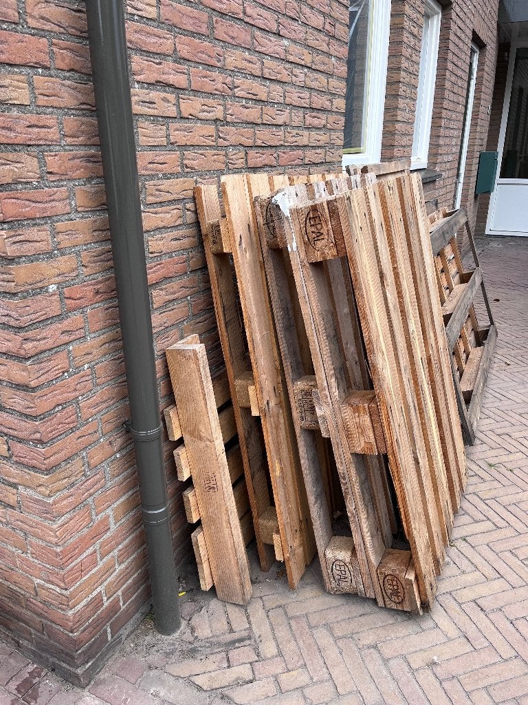 pallets, Ophalen, Gebruikt, Minder dan 25 mm, Pallet
