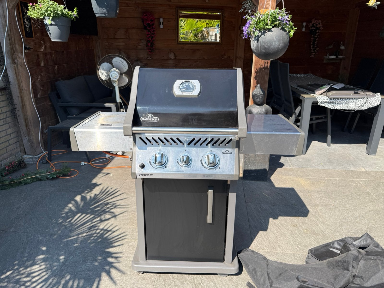 Barbecue napoleon, Tuin en Terras, Ophalen, Zo goed als nieuw, Gas