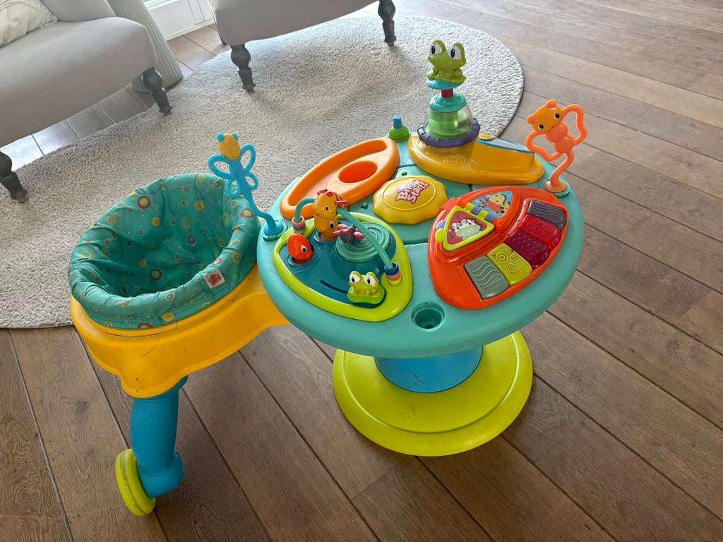 Activiteitentafel met loopzitje loopauto loopwagen, Ophalen, Gebruikt, Overige typen, Met geluid