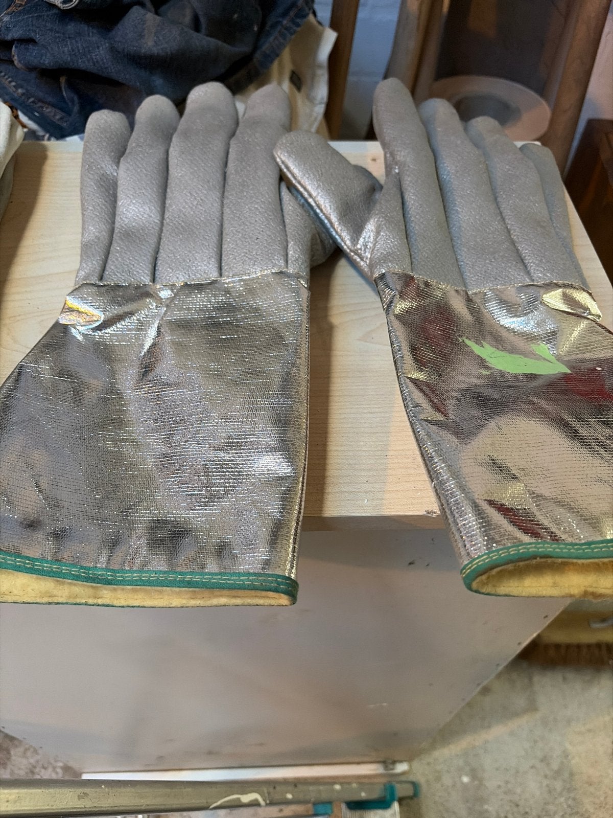 Hittebestendige Handschoenen - Bescherming tegen Hitte, Ophalen, Gebruikt