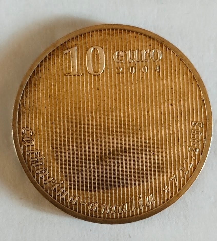 Zilveren 10 Euro Munt Koningin Beatrix Amalia 2004, Koningin Beatrix, Euro's, Ophalen of Verzenden, Zilver