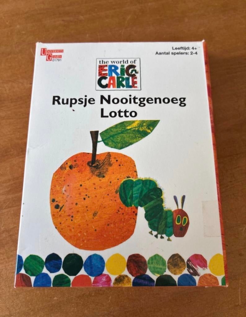 Rupsje Nooitgenoeg Lotto - Eric Carle Spel, Drie of vier spelers, Ophalen of Verzenden, Zo goed als nieuw
