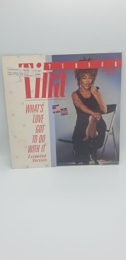 Tina Turner - What's Love Got To Do With It Maxi-Single 1984, Gebruikt, Pop, Ophalen of Verzenden, EP