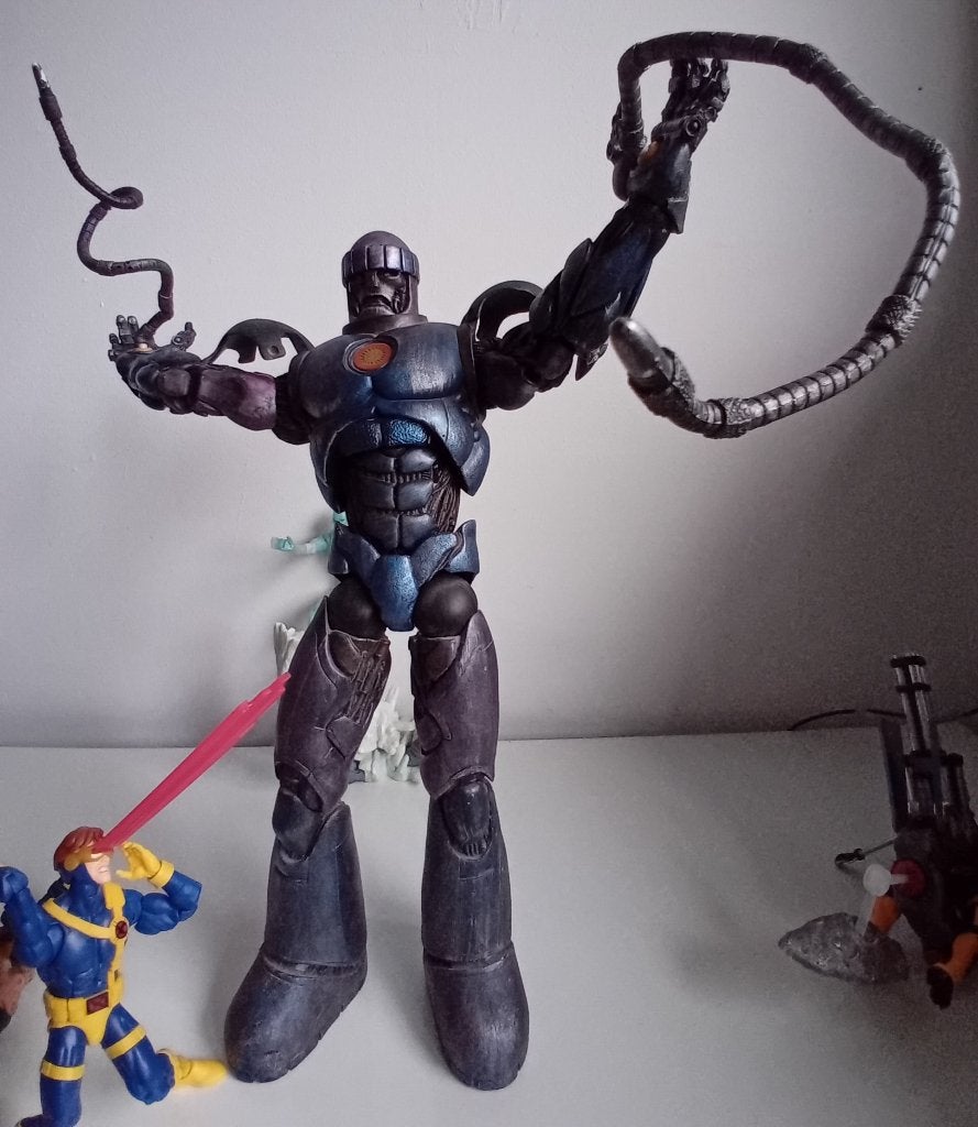 Vintage 2005 Toybiz BAF Marvel Legends x-men Sentinel, Ophalen of Verzenden, Gebruikt