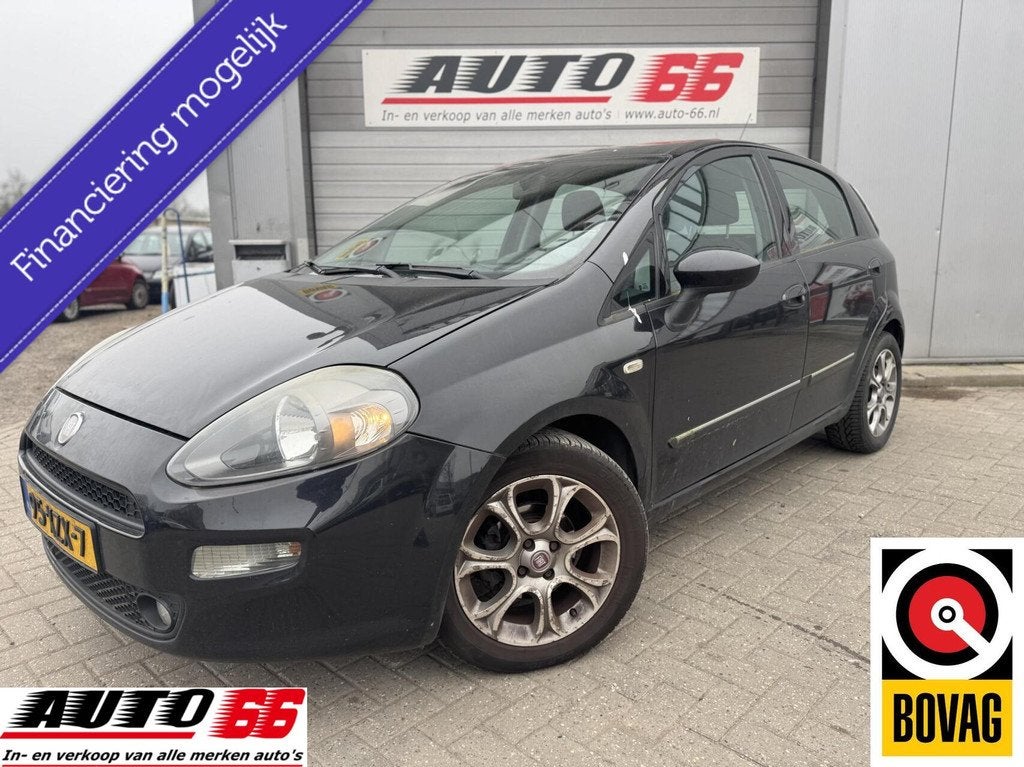 Fiat Punto Evo 0.9 TwinAir Pop 5 drs, AIRCO, Voorwielaandrijving, Euro 5, Gebruikt, Zwart