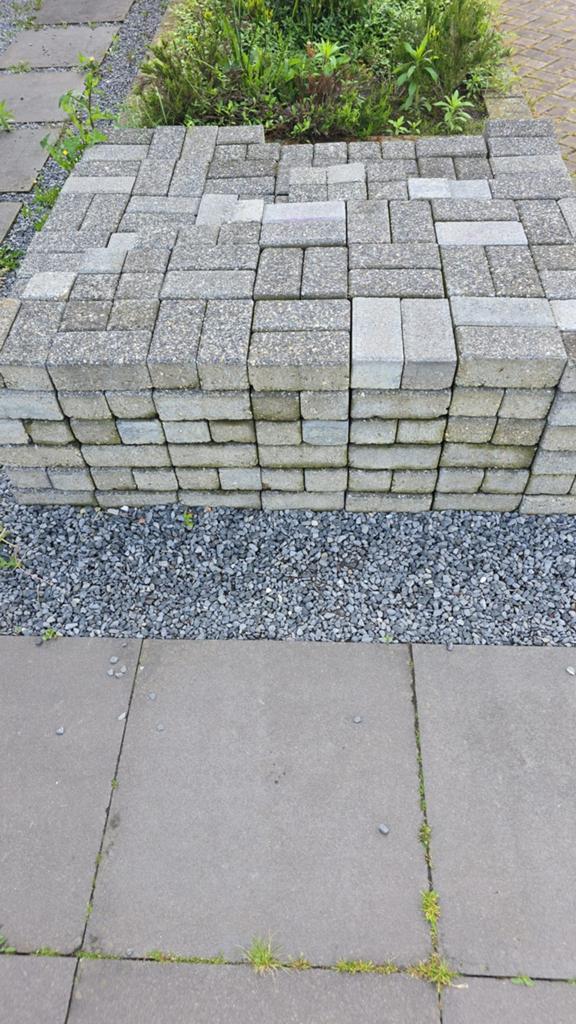 Gratis beton klinkers - 10,5m2, Tuin en Terras, Tegels en Klinkers, Klinkers, Beton, Ophalen