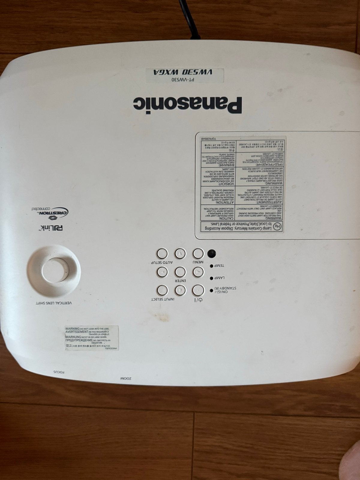 Panasonic PT-VM530 LCD-projector WXGA vandaag, Ophalen of Verzenden, Gebruikt, LCD, Overige resoluties