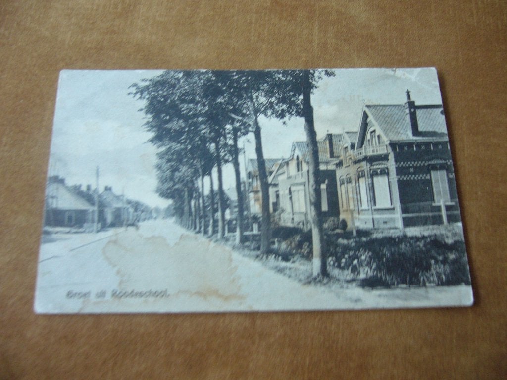 ROODESCHOOL   1928, Ophalen of Verzenden, 1920 tot 1940, Gelopen, Zuid-Holland