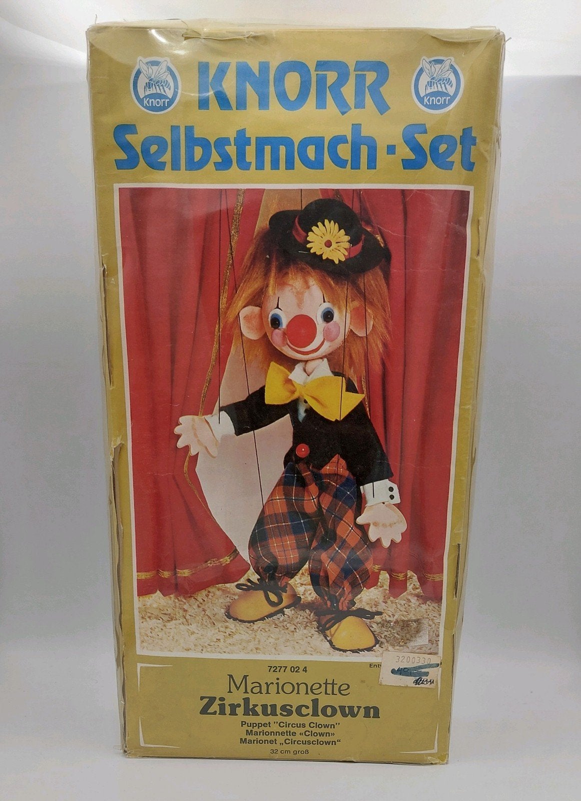 Vintage speelgoed Vintage clown Vintage marionet oud, Verzamelen, Ophalen of Verzenden