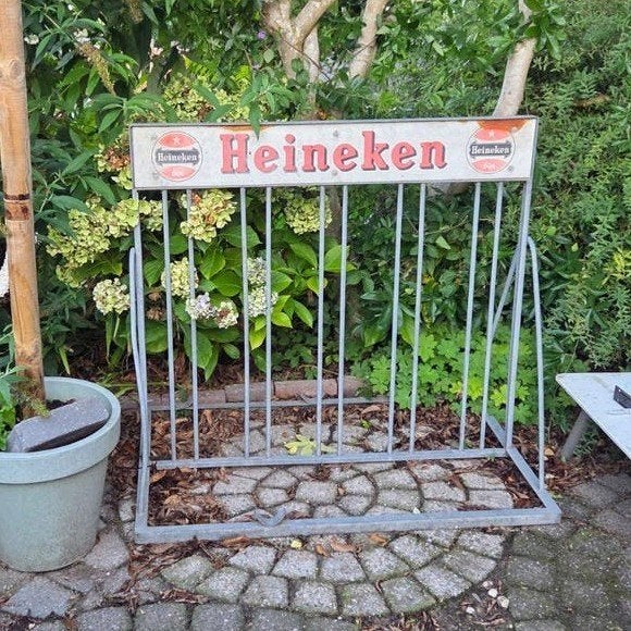 Heineken fietsenrek - Vintage en robuust, Fietsen en Brommers, Ophalen