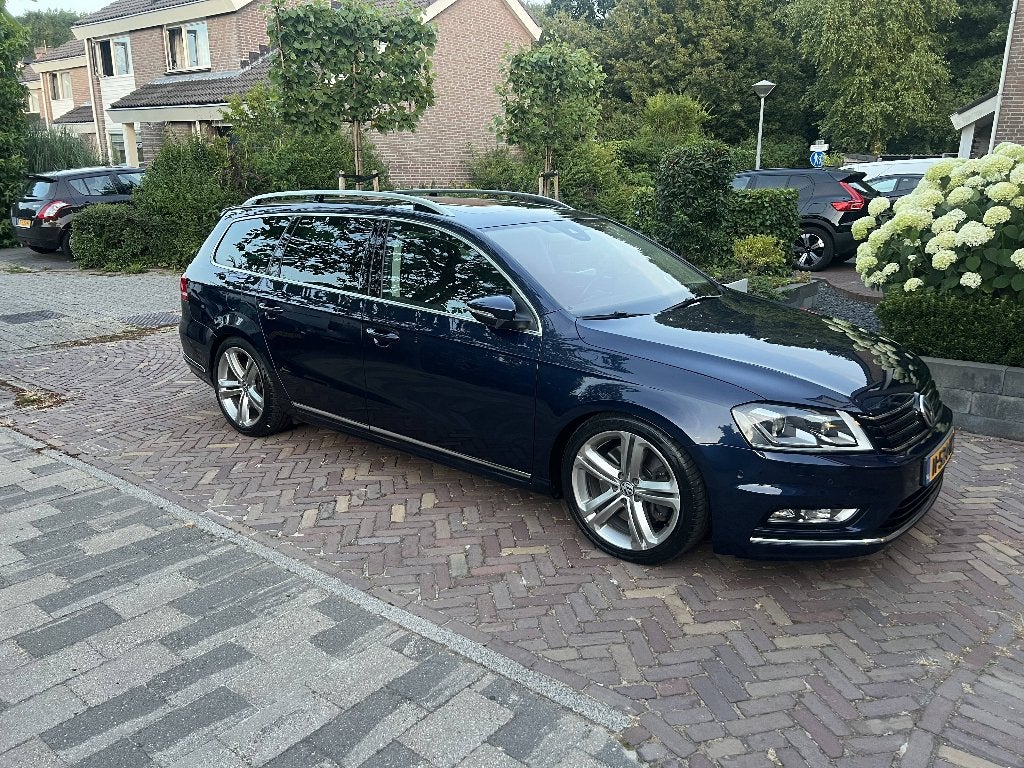 Volkswagen Passat 3.6 V6 FSI Variant 4MOTION AUT 2013 Blauw, Auto's, Automaat, Zwart, Blauw, Vierwielaandrijving