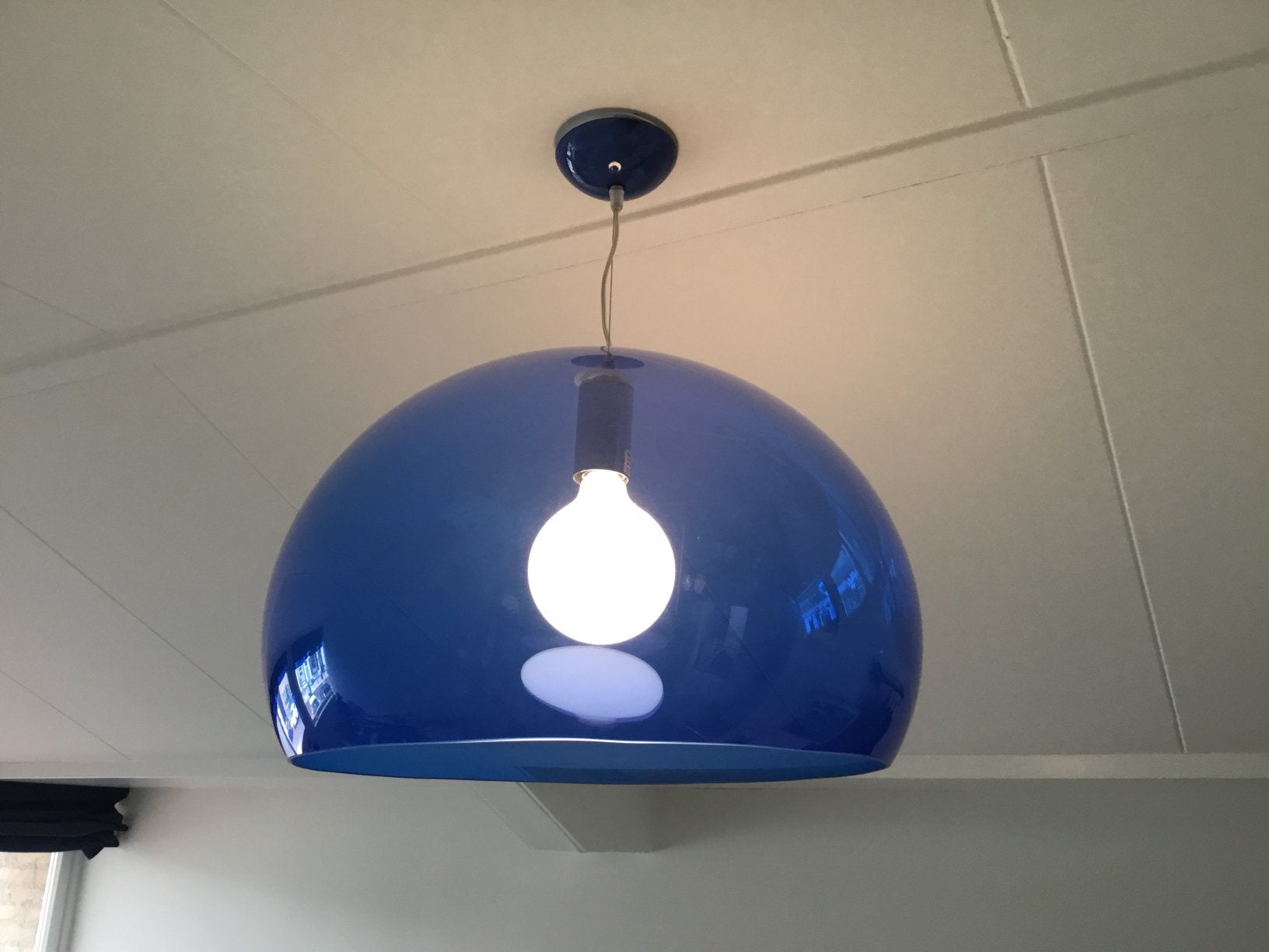 Kartell FL/Y ICON HANGING LAMP 52 CMS, Ophalen, Zo goed als nieuw, Kunststof