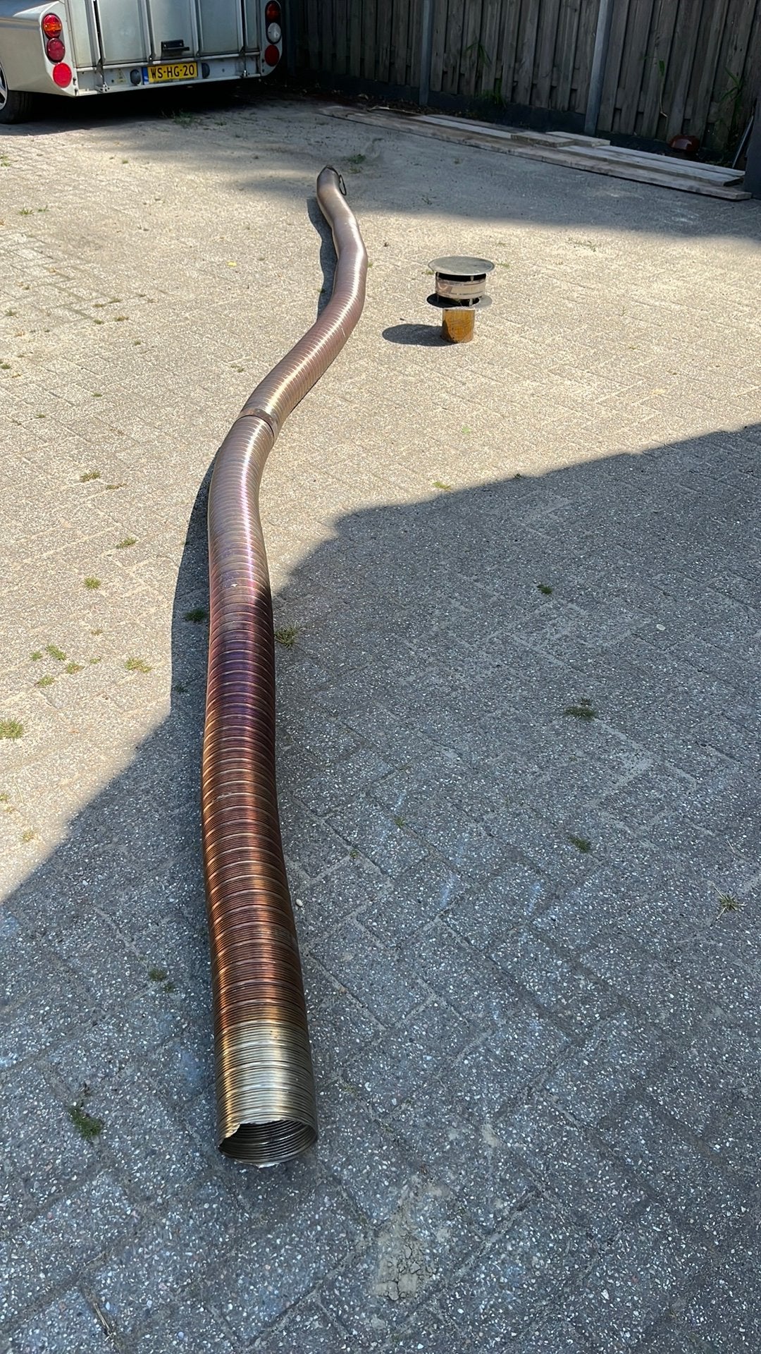 Buis voor afvoer kachel 130mm, Ophalen, Hout, Houtkachel