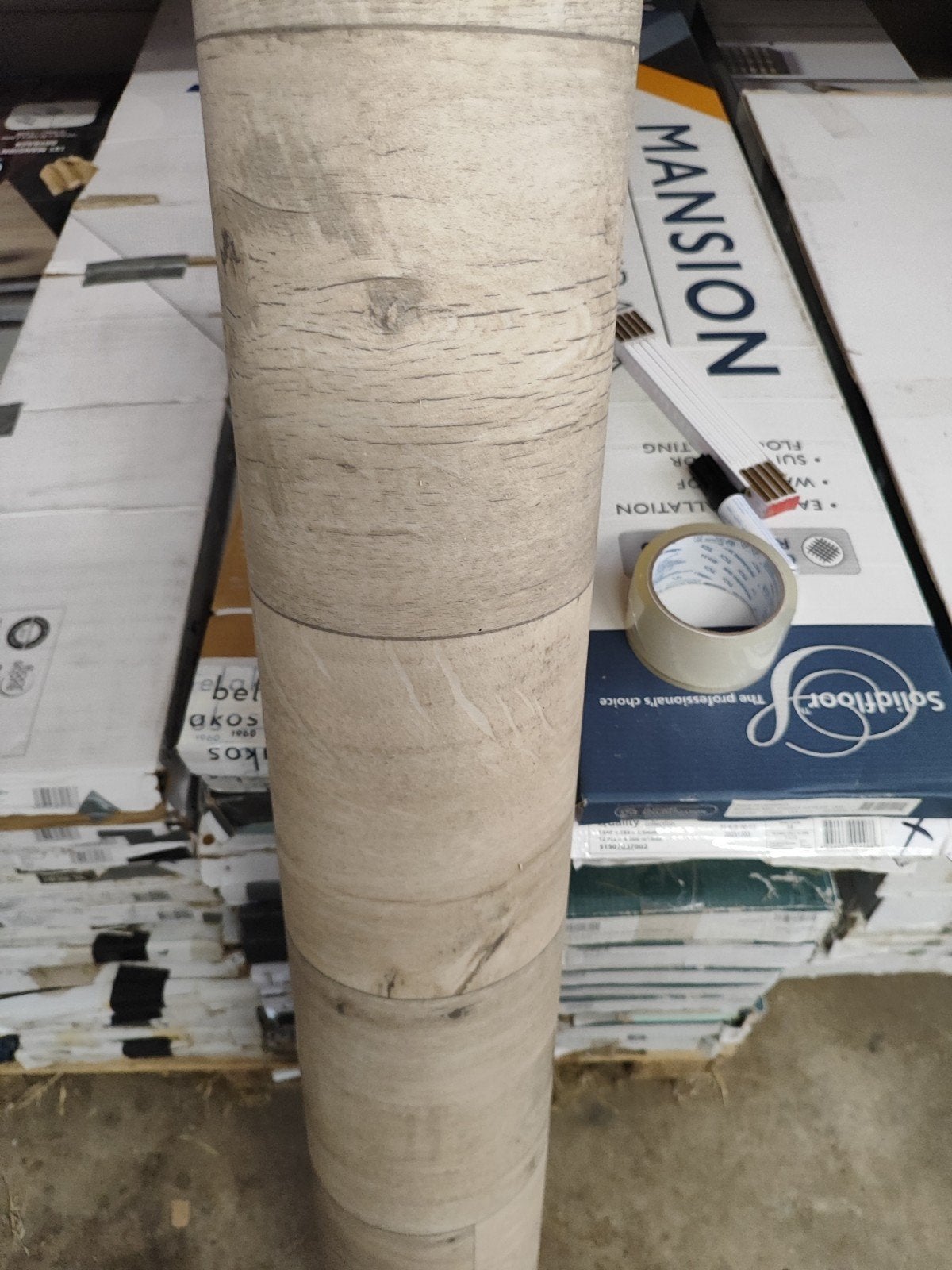 coupon vinyl 555*100, Ophalen, Nieuw, Vinyl