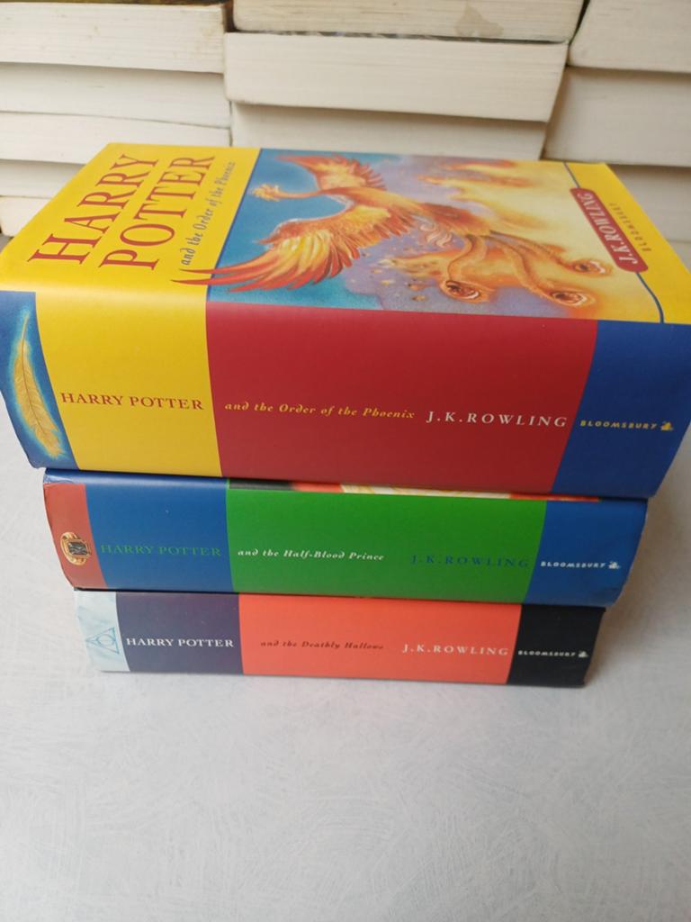 Laaste 3 Harry Potter boeken, Engels, Boeken, Fantasy, Zo goed als nieuw, Ophalen of Verzenden