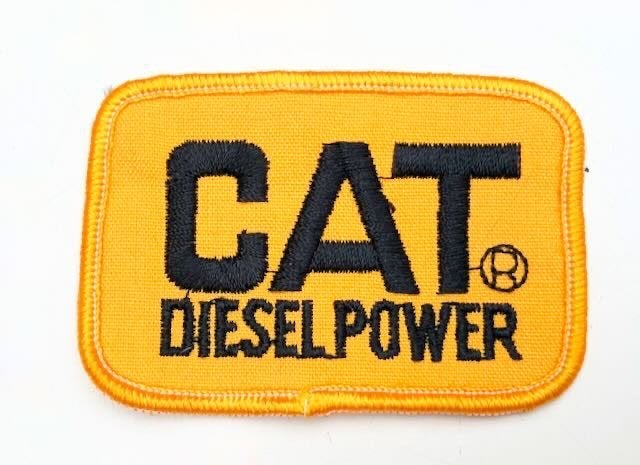 CAT DIESEL POWER patch opnaai embleem 80s, Ophalen of Verzenden, Auto's