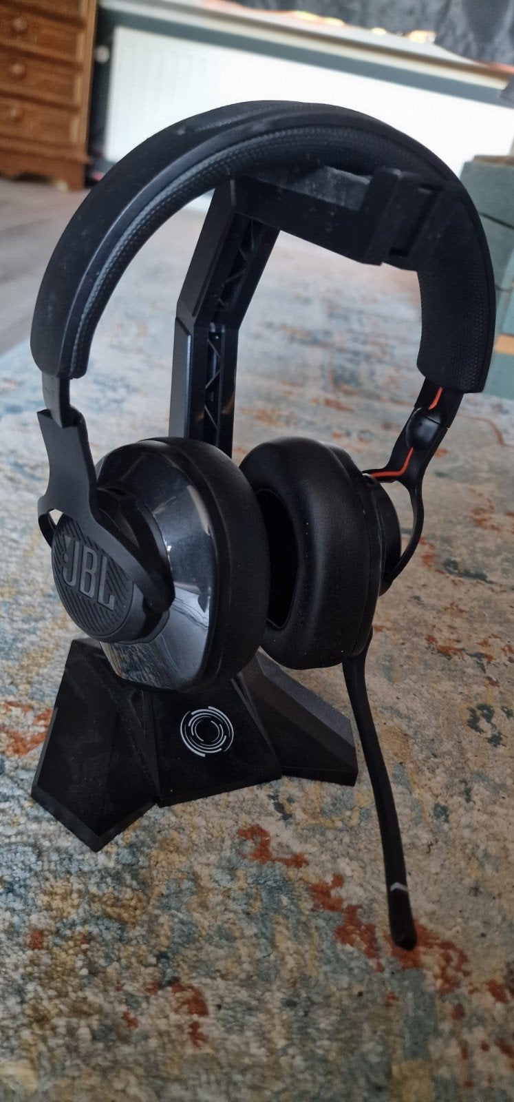JBL Quantum 600 Gaming Headset -Incl. standaard- Zo goed als, Audio, Tv en Foto, Ophalen, Zo goed als nieuw, Overige merken