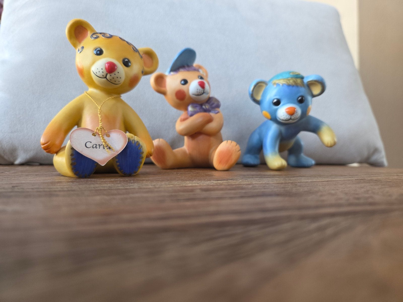 Rosinas Teddys Set van 3 schattige decoratieve beertjes., Ophalen of Verzenden, Gebruikt
