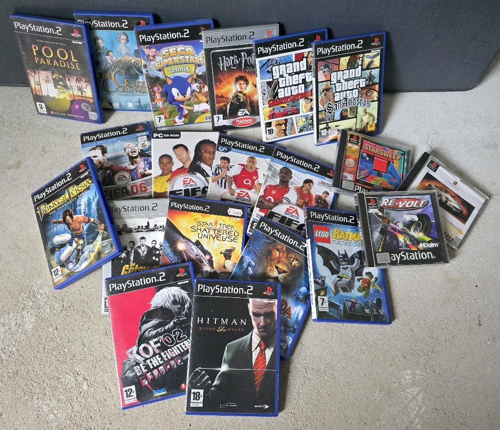 Partij PS2 & PS1 Games (17 stuks), Ophalen, Gebruikt, Overige genres, 1 speler