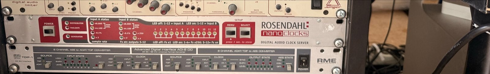 Rosendahl nanoClocks Digital Audio Clock Server, Ophalen, Gebruikt