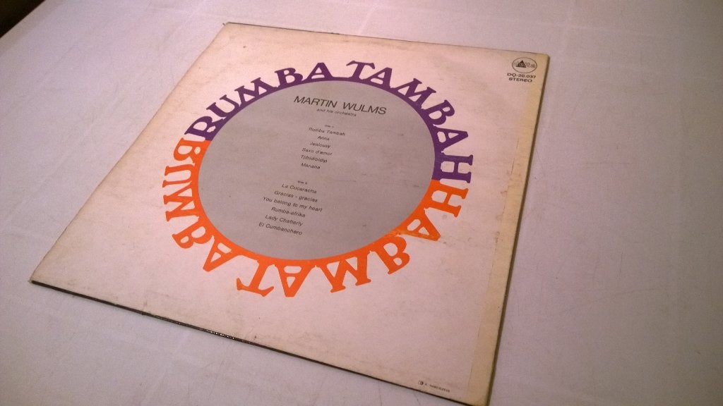 Martin wulms and his orchestra ‎– rumba tambah, Ophalen, LP, Gebruikt, Jazz