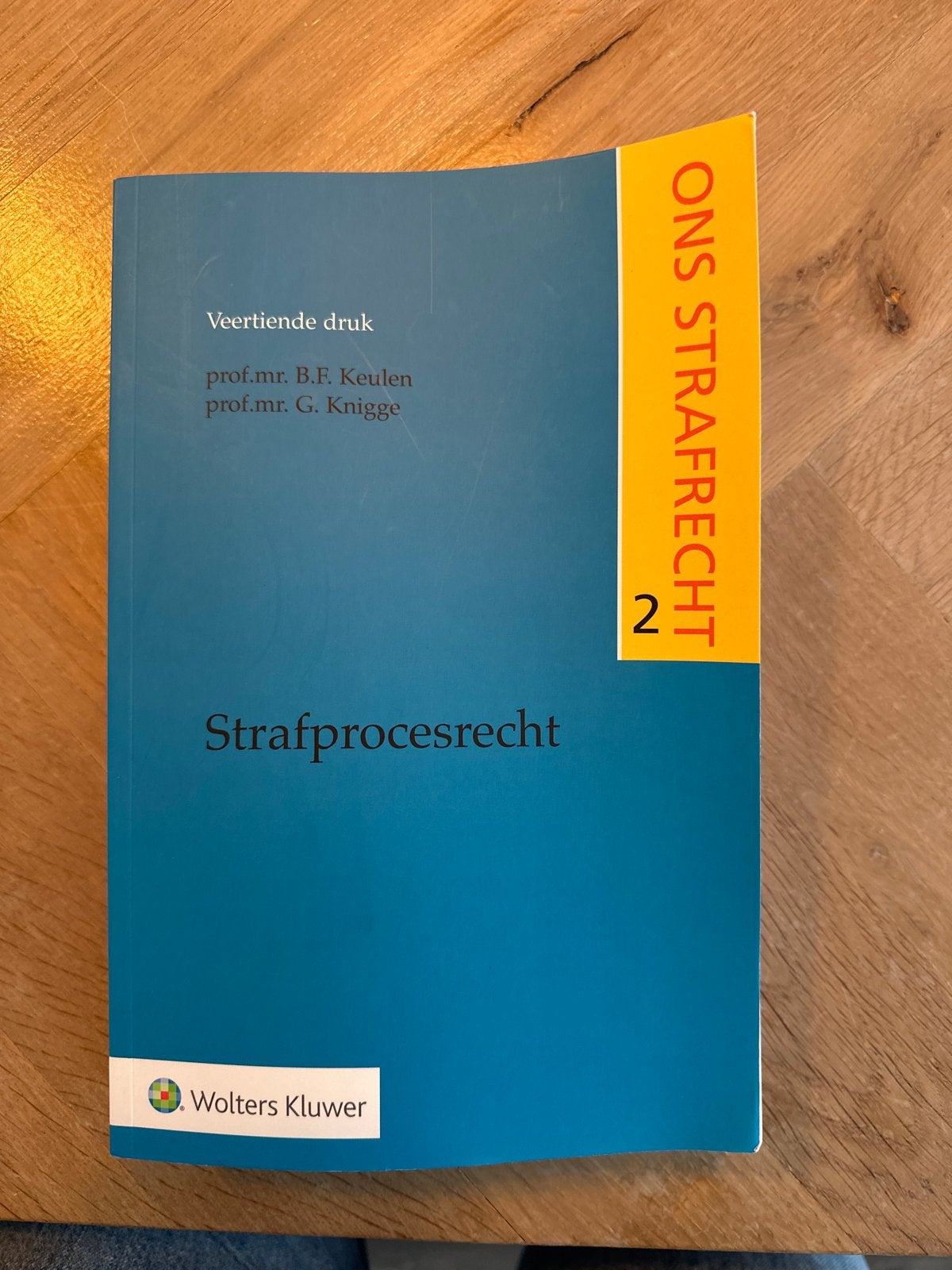 Ons Strafrecht 2: Strafprocesrecht (Veertiende druk), Ophalen of Verzenden, Gamma, Zo goed als nieuw, WO