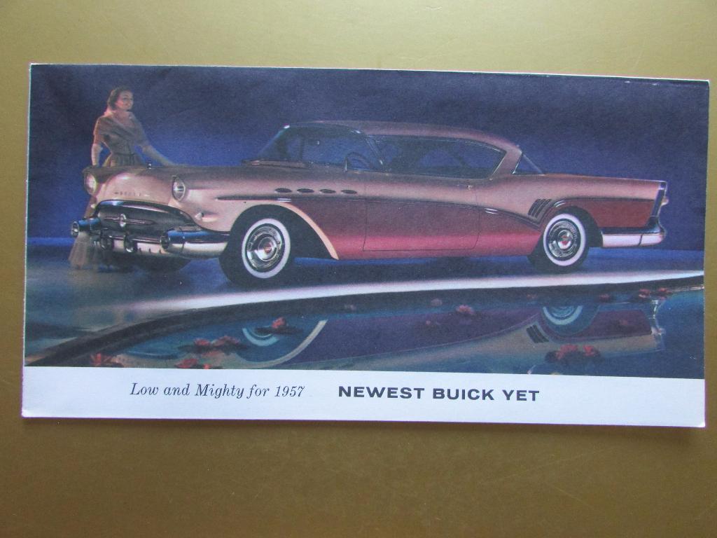 1957 Buick grote folder, Engels, Ophalen of Verzenden, Zo goed als nieuw, Overige merken