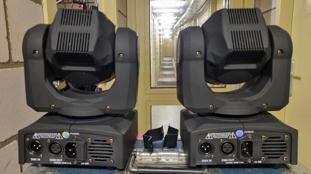 Beamz Panther 40 moving heads, Ophalen, Zo goed als nieuw, Licht, Kleur