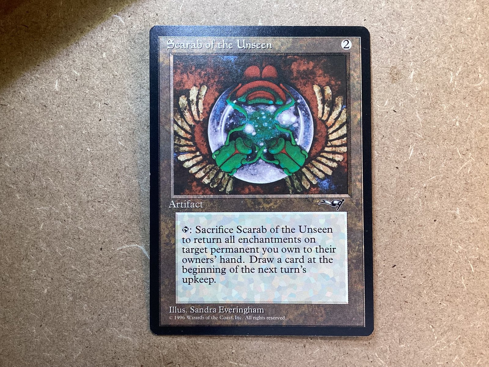 1x Scarab of the Unseen (Near Mint), Ophalen of Verzenden, Zo goed als nieuw, Losse kaart