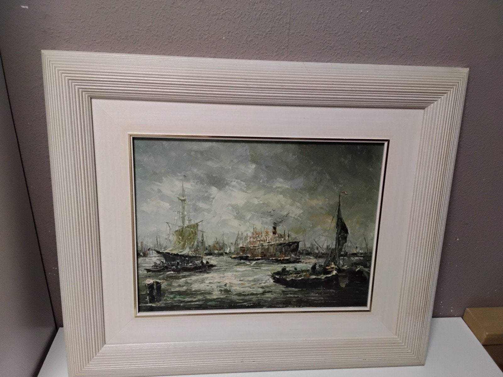 Mega Grote collectie schilderijen scheepvaart enzv, Ophalen, Zo goed als nieuw