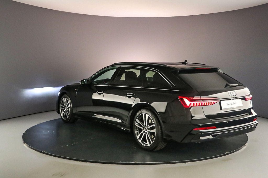 Audi A6 Avant 40 TFSI S edition Competition | Adaptieve Crui, Auto's, Audi, Gebruikt, Leder en Stof, Zwart, Origineel Nederlands