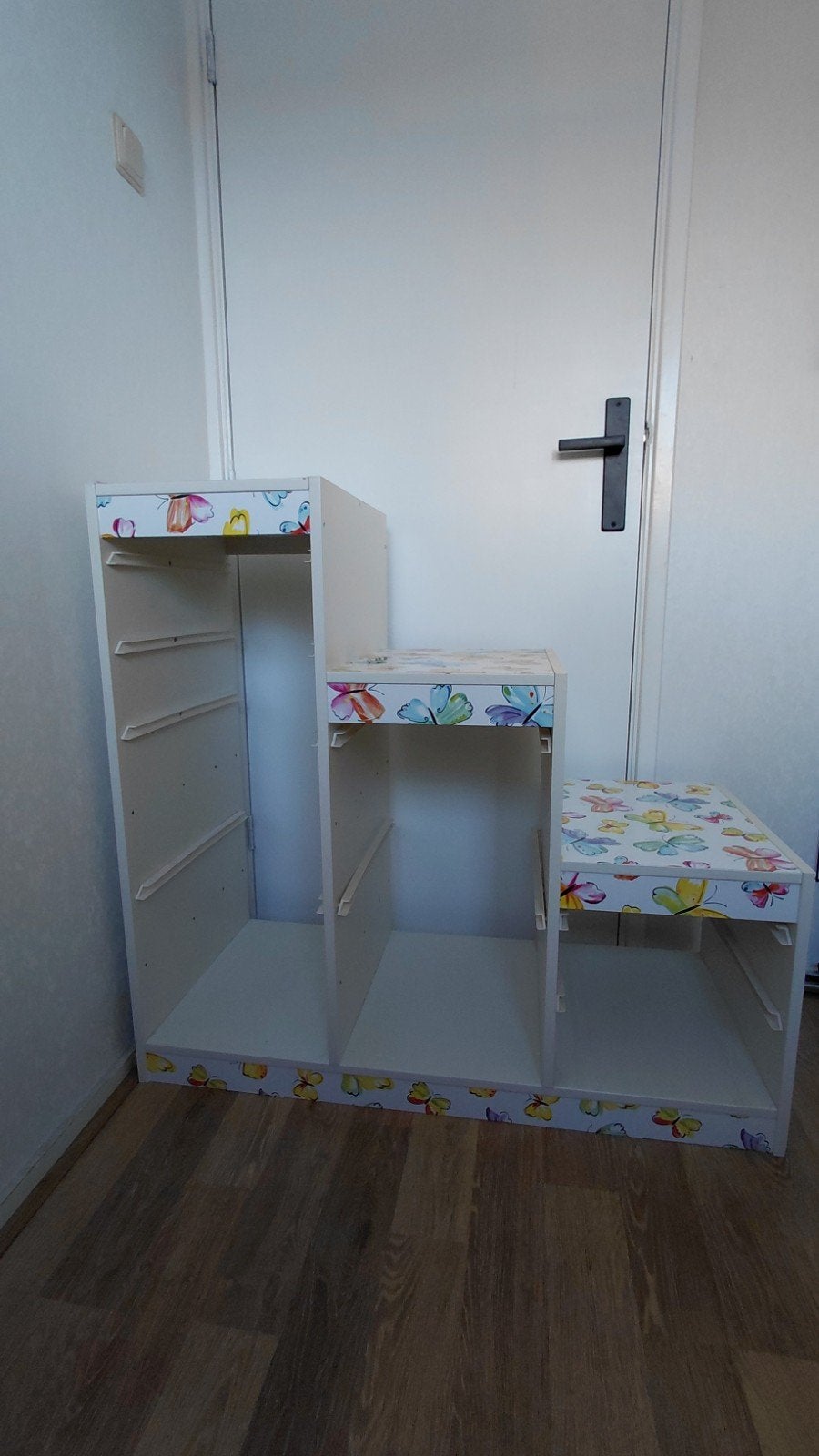 Ikea Trofast basiselement met vlinderprint - 94x99x44cm, Ophalen, Gebruikt, Kast