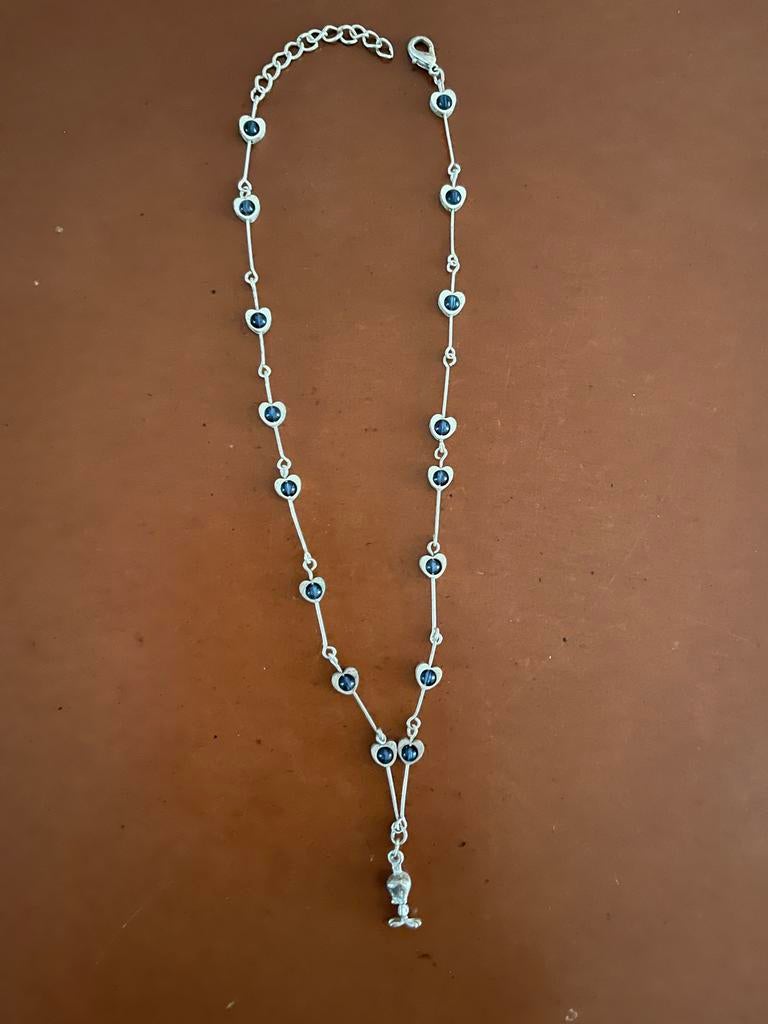 Ketting met Tweety hanger, Ophalen of Verzenden, Zo goed als nieuw, Zilver, Overige materialen
