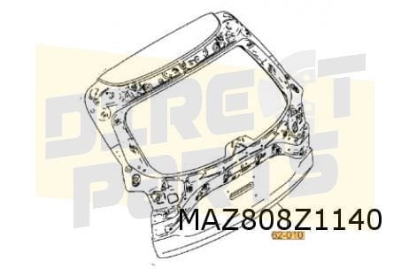 Mazda CX-5 achterklep (bij Power Lift optie) (5/17-10/21) Or, -, Nieuw, Ophalen of Verzenden, Mazda