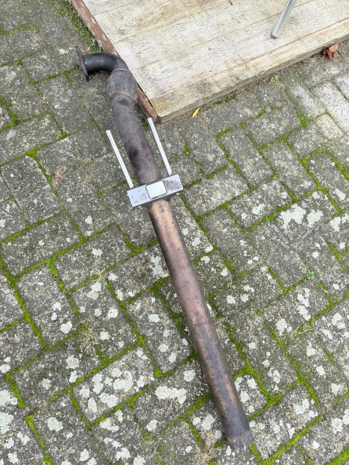 Miltek RVS Downpipe 1.9 tdi leon bora golf 4 ibiza fabia, Audi, VL Custom Scooters, Nieuw, Ophalen of Verzenden