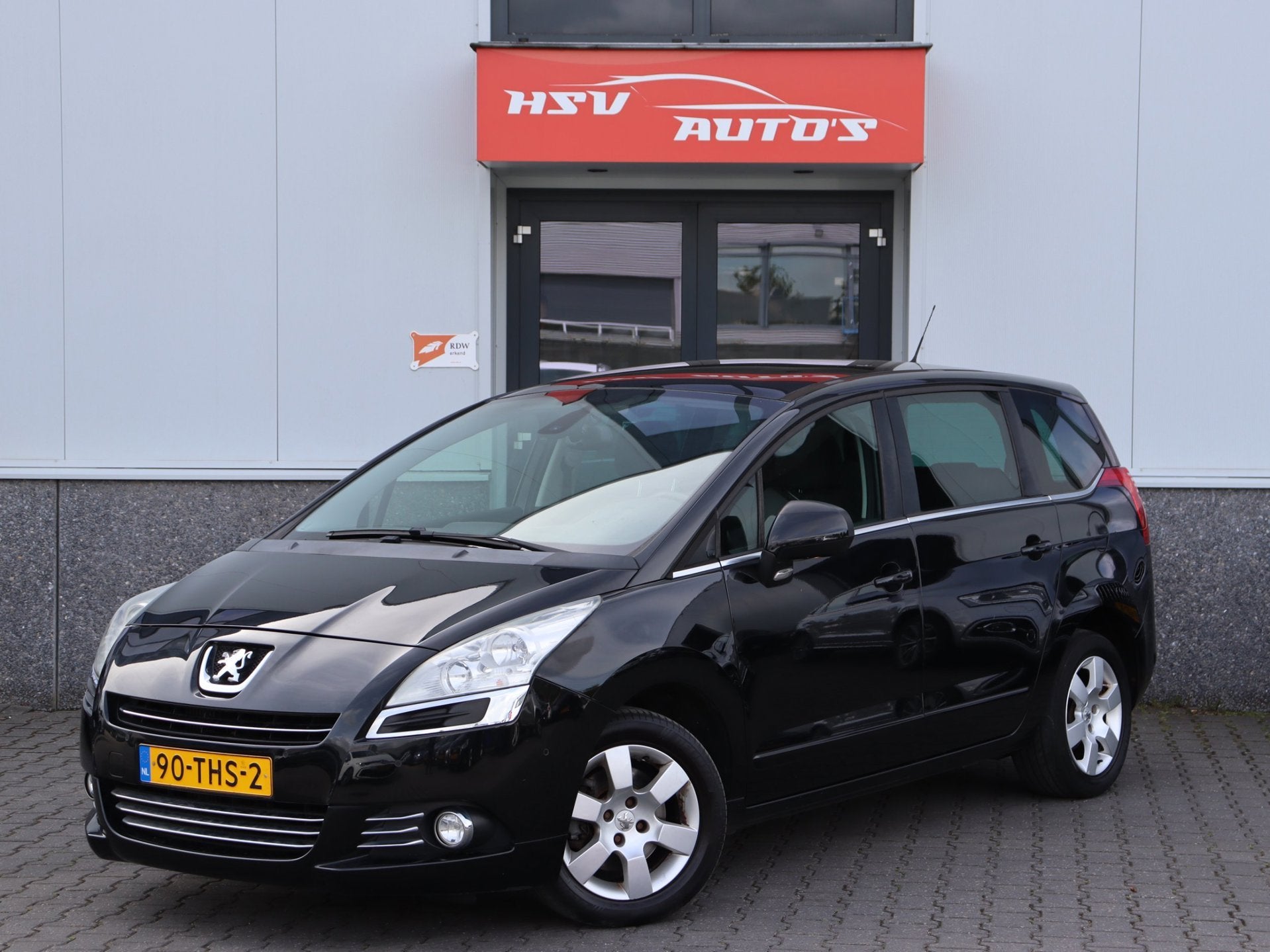 Peugeot 5008 1.6 THP Active 5p navi LM airco org NL, Auto's, Voorwielaandrijving, Euro 5, 1435 kg, Zwart