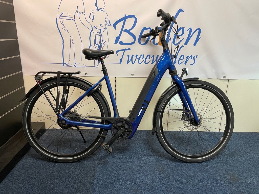 Koga E-nova Evo PT Pro 500w Reflexblue Belt KIOX, Koga, 51 tot 55 cm, 50 km per accu of meer, Ophalen