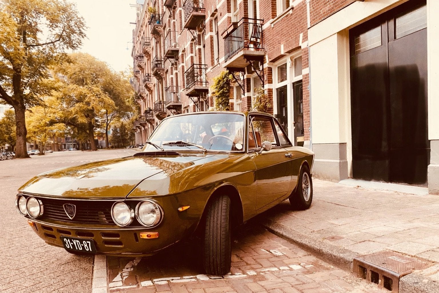 Lancia Fulvia coupé, Leder, Bruin, Handgeschakeld, Particulier