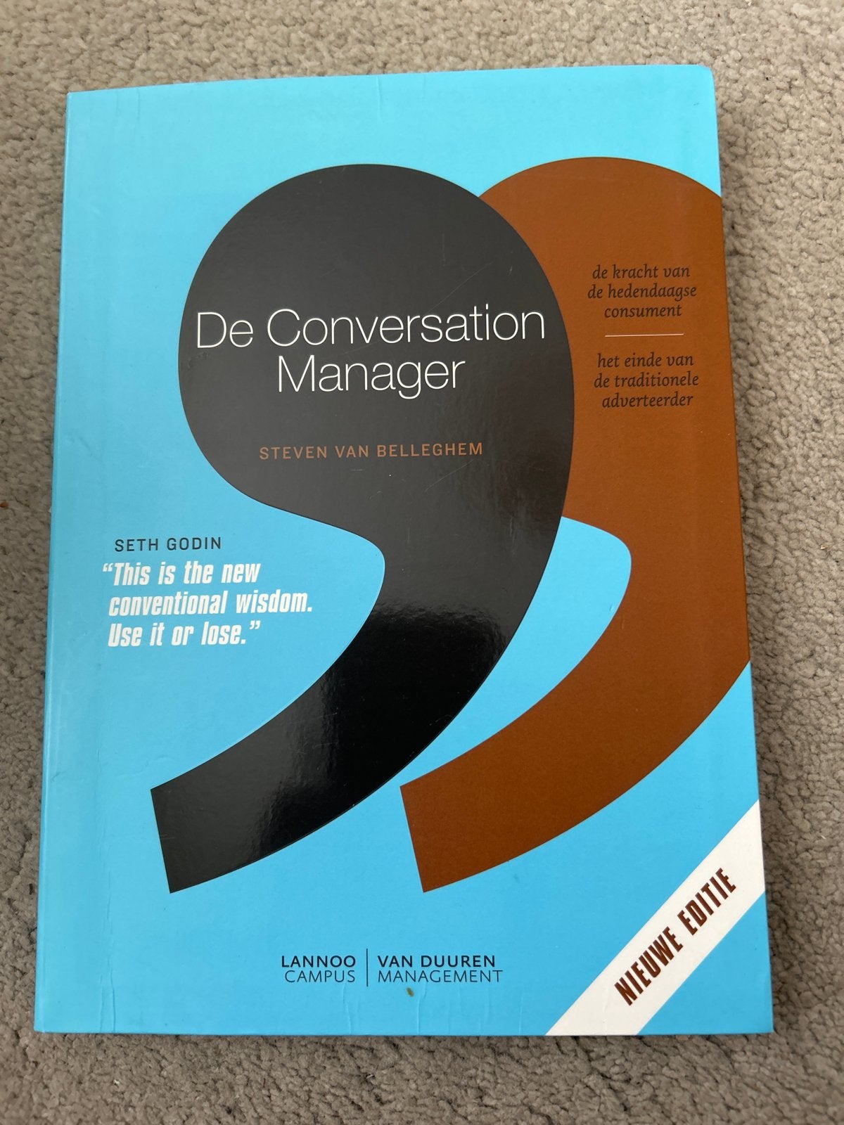 De Conversation Manager - Steven Van Belleghem, Ophalen of Verzenden, Zo goed als nieuw, Economie en Marketing