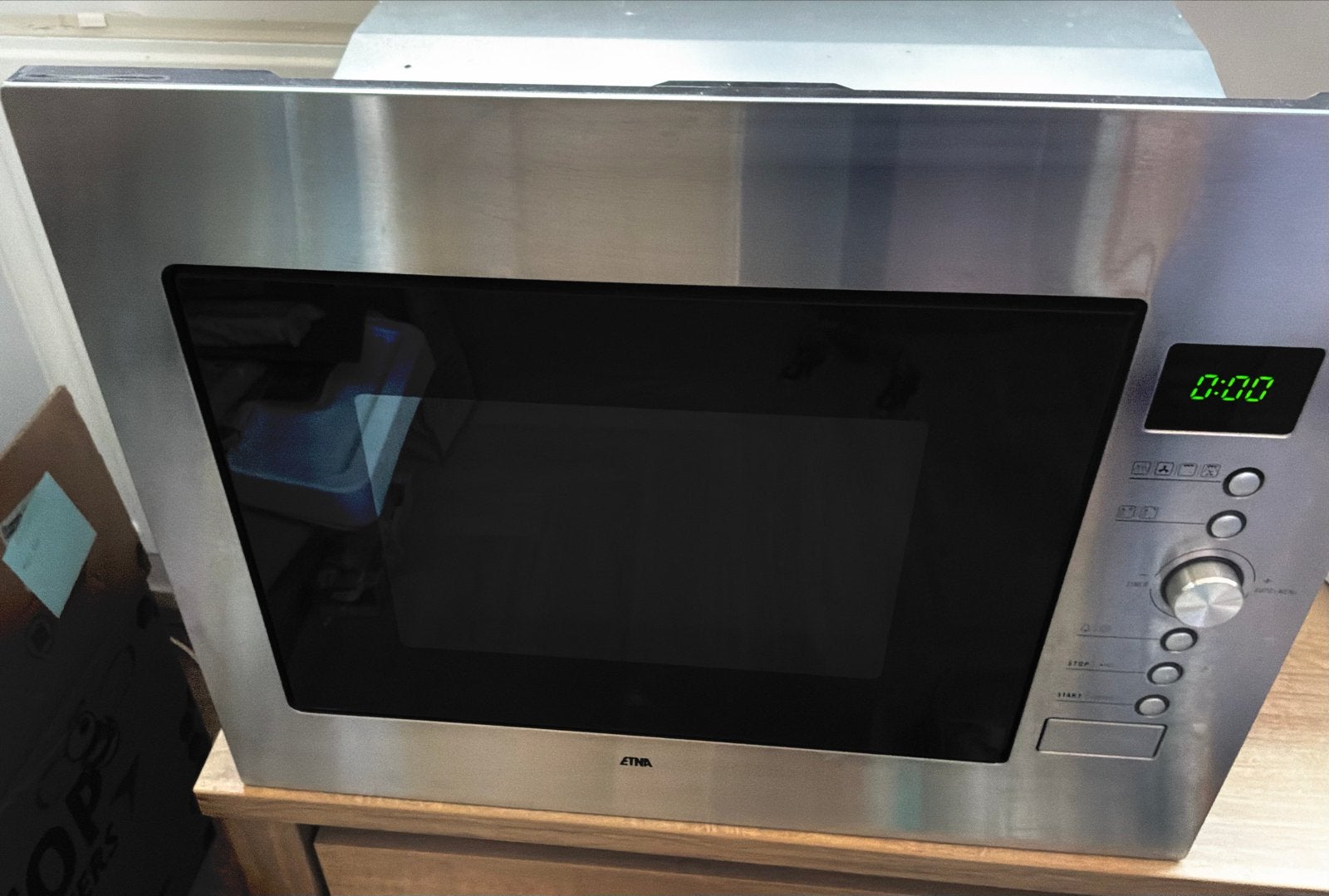 Etna Combi Magnetron / Oven A2132HRVS, Witgoed en Apparatuur, Ophalen, 45 tot 50 cm, Inbouw, Magnetronfunctie