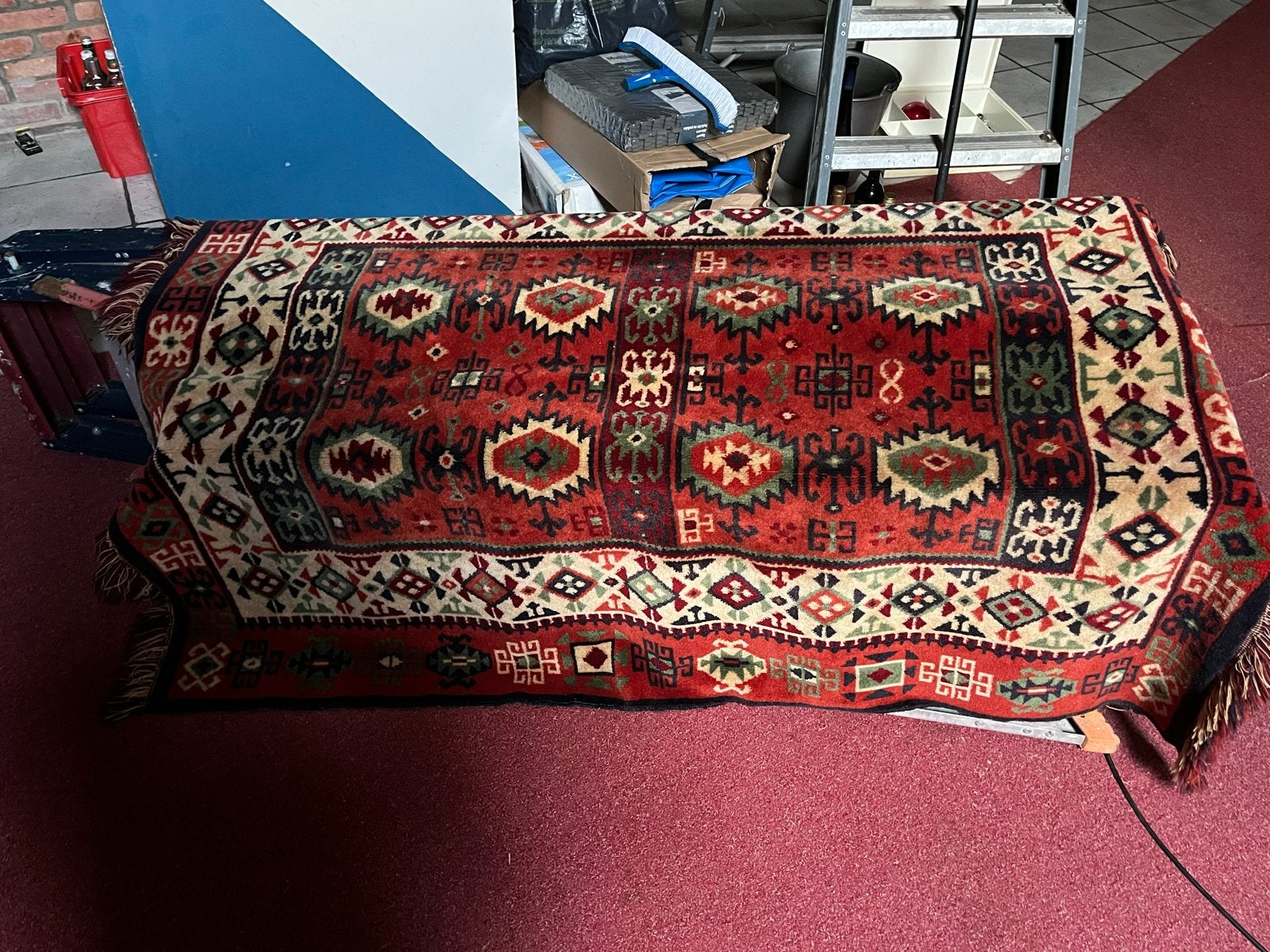 Prachtig Perzisch tapijt - Rood met traditionele patronen, Ophalen, 100 tot 150 cm, Zo goed als nieuw, 150 tot 200 cm